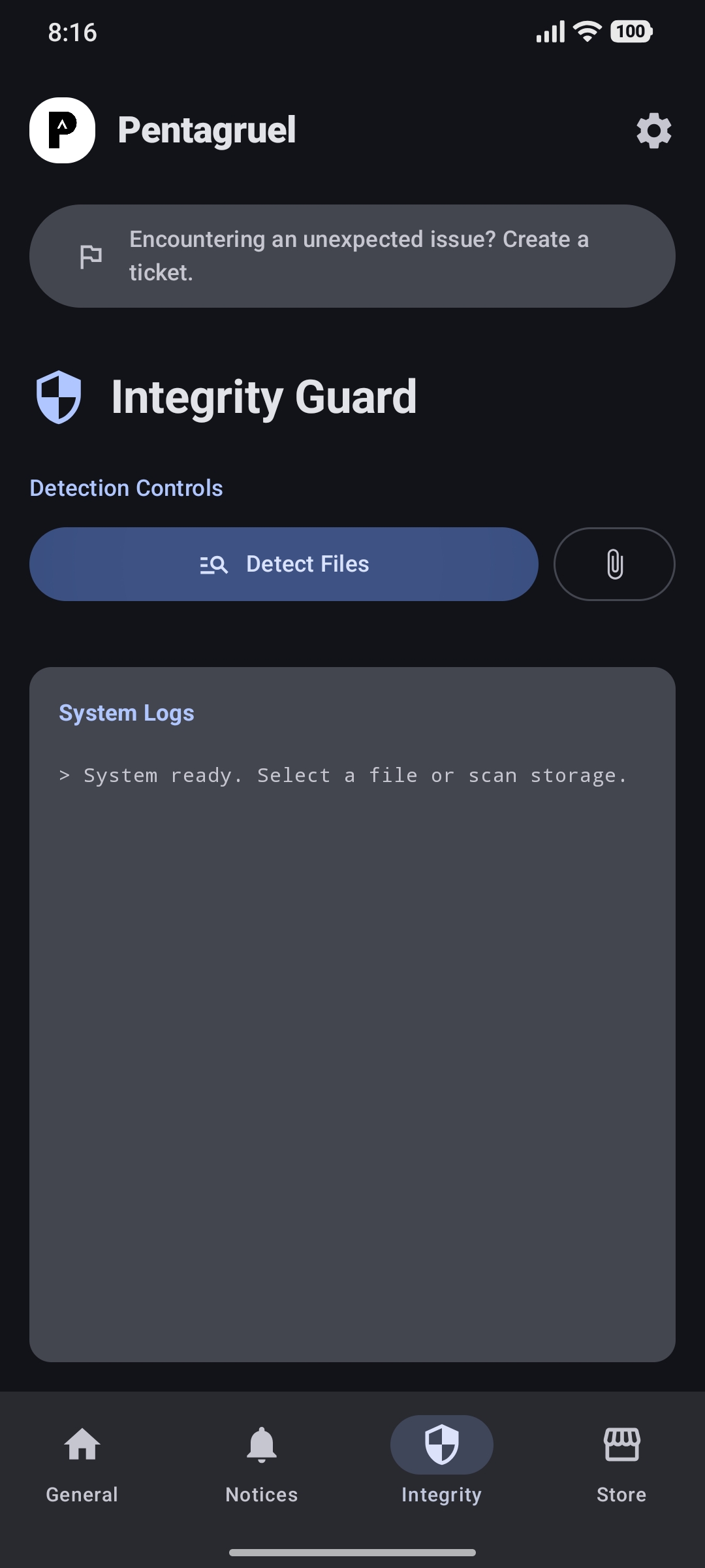 System Ready Null State
