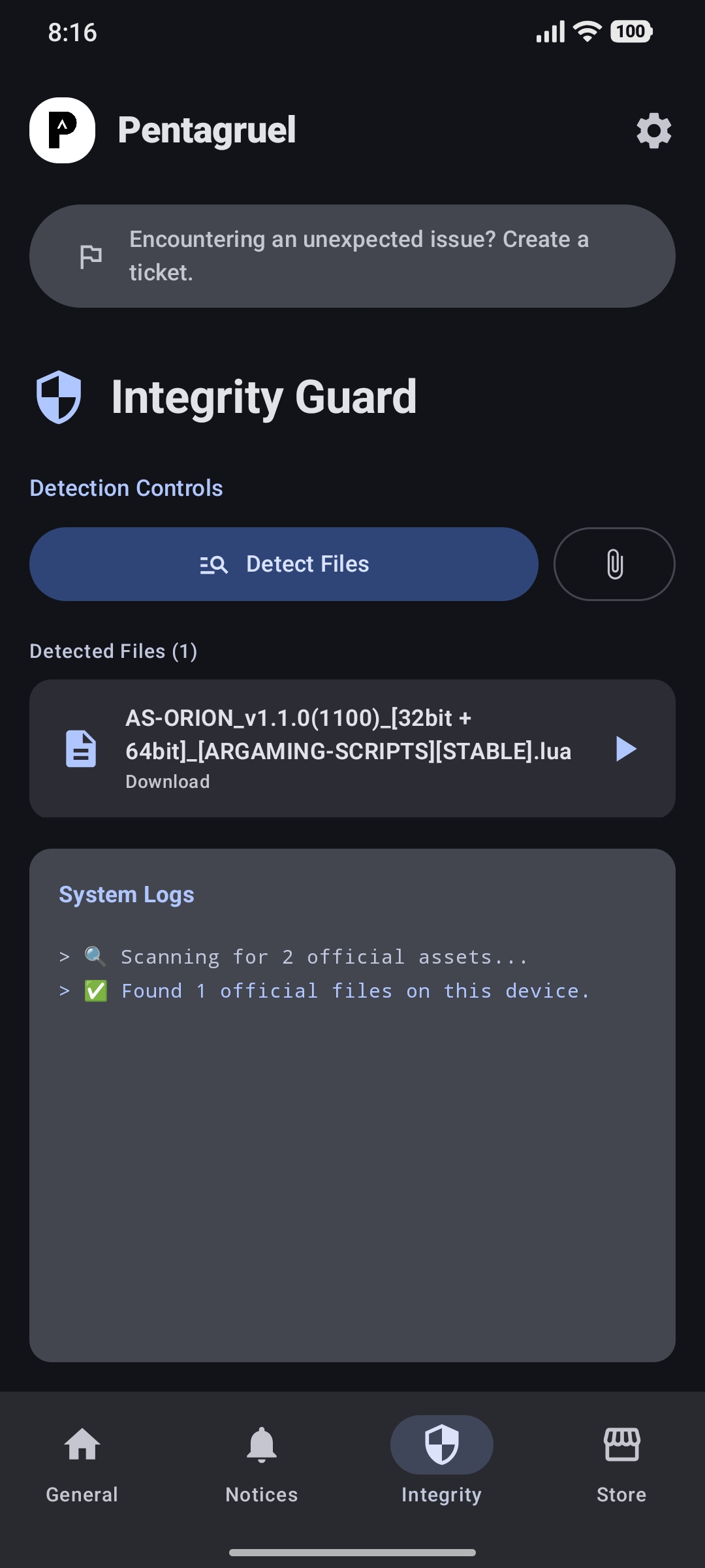 Active File Detection